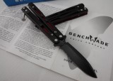 BENCHMADE.蝴蝶9712（黑色半齿）