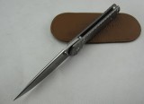 Chris Reeve克里斯里夫sebenza 21钛柄战术折刀（波纹）