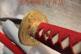 凤凰特制T字烧刃武士刀(心电图刃纹)