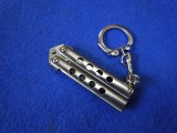 THE ONE Mini Balisong 迷你钥匙扣蝴蝶刀（全钢一体铆钉）