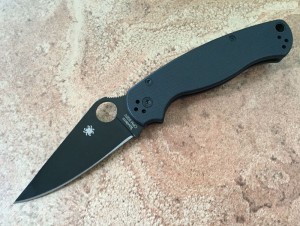 Spyderco PC2 战术折刀-黑刃