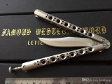 Benchmade经典钛柄蝴蝶甩刀BM43 （复刻版， 蝴蝶标）