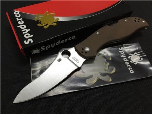 SPYDERCO 蜘蛛C90GBNPE2 stretch2 延伸2代 （棕色G10柄）