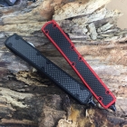 Microtech 美国微技术 Makora II 106-1 圣蚂蚁II代 碳纤维柄 双刃边锯 黑剑蚁