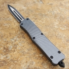 Microtech 微技术经典直跳伤齿龙-双锋  碳纤迷彩