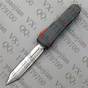 Microtech 美国微技术红魔UTX85 直跳刀D2钢双锋