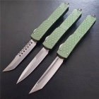 Microtech 美国微技术绿柄蜂窝UT 121 直跳刀（三款刃）